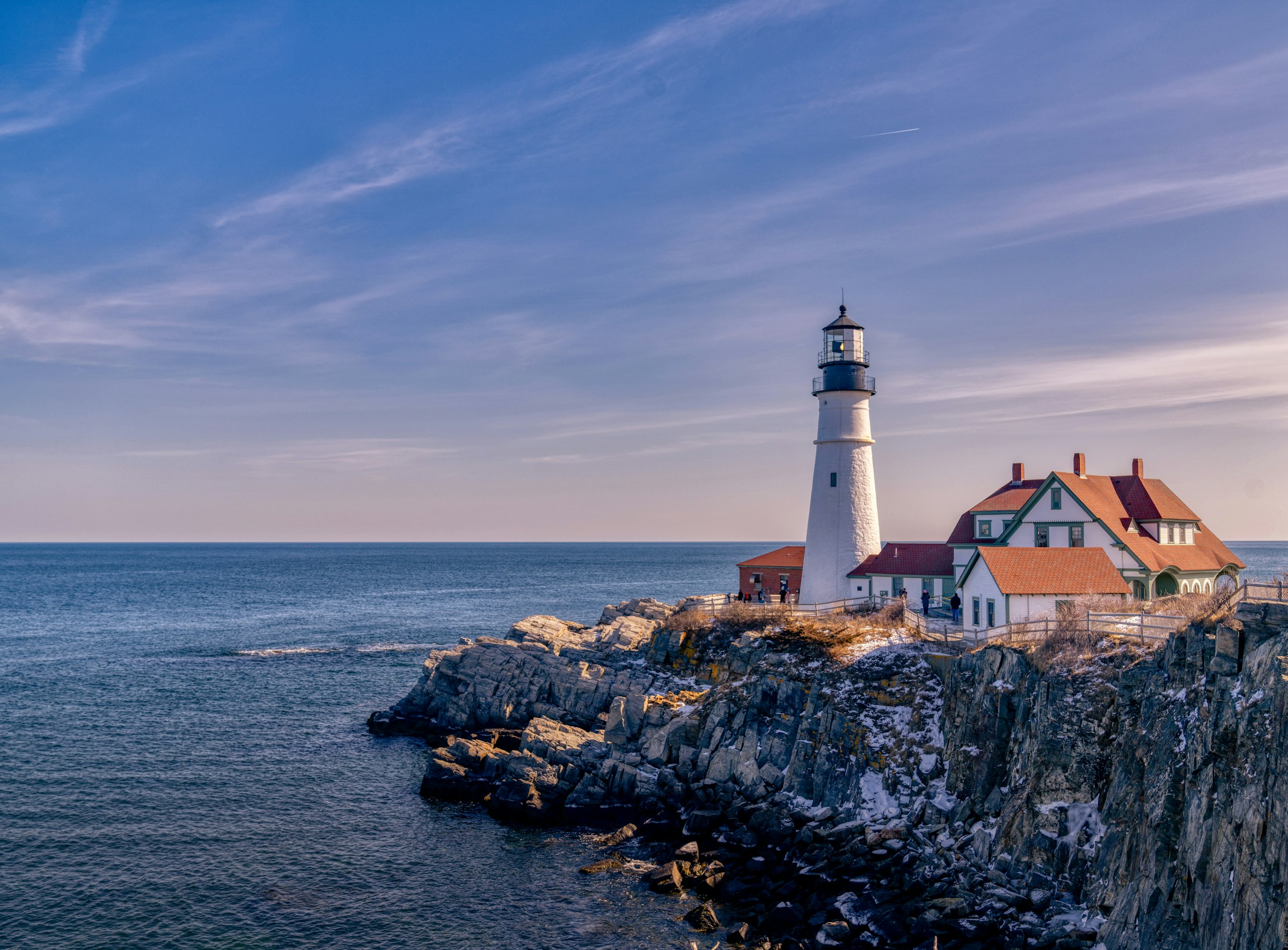 A scenic lighthouse photo used to manipulate you into associating the good feelings with the PRODUCT.